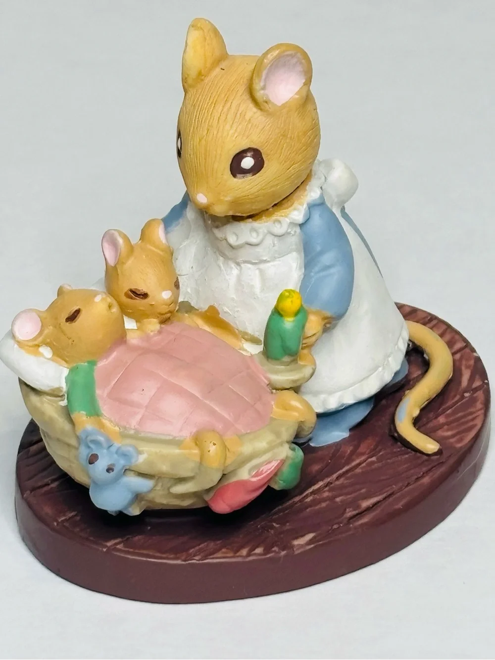 Vintage Miniature Mouse Family Figurine -